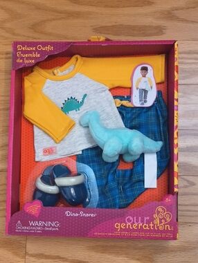 Our Generation Dino-Snore For 18" Doll NWT